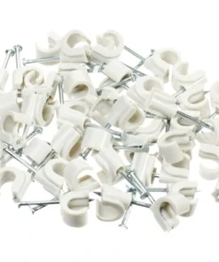 Kabelclip Rond 4-7 Mm Grijs, 50 Stuks