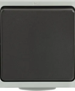 Opbouw Wisselschakelaar IP54 Lichtgrijs/donkergrijs Spatwaterdicht