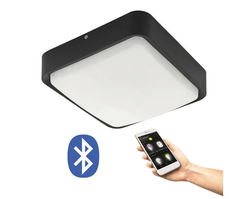 EGLO CROSSLINK-C LED Plafonniere Piove-C 25x25 Cm Zwart - Afbeelding 2