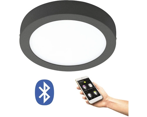 EGLO CROSSLINK-C LED Plafonniere Argolis-C Ø 22,5 Cm CCT Antraciet - Afbeelding 2