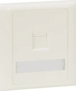 BLEIL Afdekplaat T.b.v. Keystone Module 1-voudig Wit