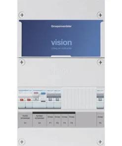 HAGER Groepenkast Vision VKG201A (3 Groepen, 1 Fase)