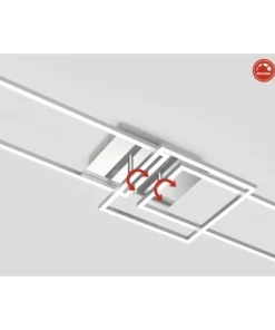 BRILONER LED Plafondlamp 3136-018 Draaibaar Alu-chroom