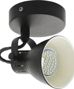 EGLO LED Plafondspot Seras 2 1-lichts Zwart