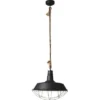 BRILLIANT Hanglamp Rope Zwart