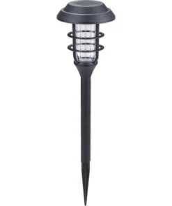 LED Solar Buitenlamp Op Spies 44,5 Cm Zwart