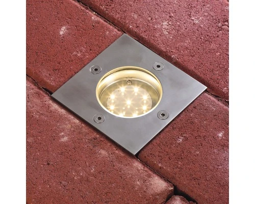 PAULMANN Plug & Shine Grondinbouwspot Vierkant IP65 24V Zilver - Afbeelding 4