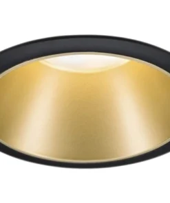 PAULMANN LED Inbouwspot Cole Ø 88 Mm Zwart/goud Mat