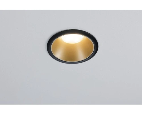 PAULMANN LED Inbouwspot Cole Ø 88 Mm Zwart/goud Mat - Afbeelding 7