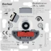 BERKER Dimmer Inbouwelement 2873 Universeel Druk-wissel (LED 3-100 W, Halogeen 20-500 W)