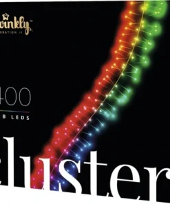 TWINKLY Smart Feestverlichting Cluster LED Verlichting 400 Lampjes Gekleurd
