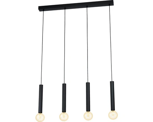 EGLO Hanglamp Cortenova 4-lichts Zwart