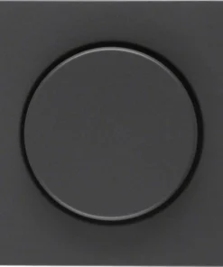 BERKER Q1 Afdekplaat Met Dimmerknop Antraciet