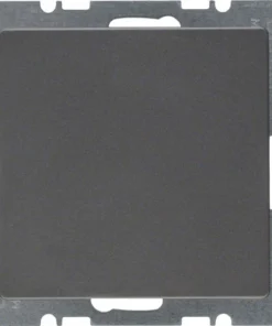 BERKER Q1 Blindplaat Antraciet