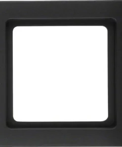 BERKER Q1 Afdekraam 1-voudig Antraciet