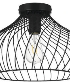 EGLO Plafondlamp Staverton Zwart