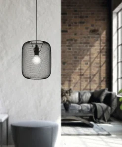 EGLO Hanglamp Wrington Ø 30 Cm Zwart