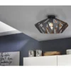 EGLO Plafondlamp Carlton-6 Ø 47 Cm Zwart-koper