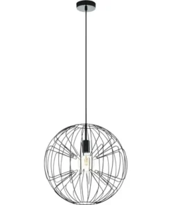 EGLO Hanglamp Okinzuri Ø 45 Cm Nikkel-zwart