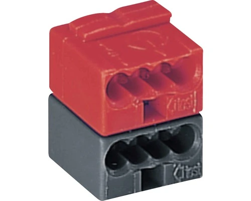 WAGO Busklem Push Wire 243-211 4-draads, 50 Stuks