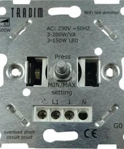 TRADIM WiFi Dimmer Inbouwelement 2500W 5-100 W