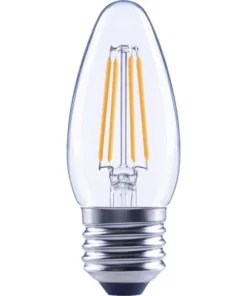FLAIR LED Lamp E27/2W C35 Warmwit Helder