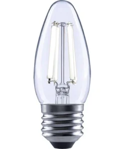 FLAIR LED Lamp E27/5,5W C35 Neutraalwit Helder
