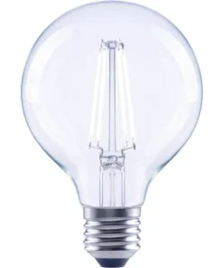 FLAIR LED Lamp E27/6,5W G80 Neutraalwit Helder