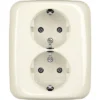 BUSCH-JAEGER SI Inbouw Wandcontactdoos (wcd) 2-voudig RA Crème