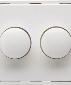 KOPP Athenis Centraalplaat Met Knop Duodimmer Wit