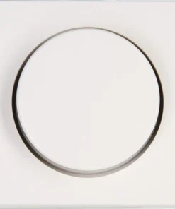 KOPP Milano Centraalplaat Met Dimmerknop Enkel Druk Wit