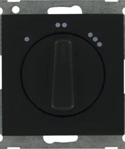 KOPP Athenis Inbouw Basiselement 3-standenschakelaar Antraciet