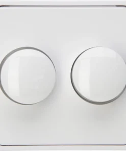 KOPP Milano Centraalplaat Met Knop Duodimmer Wit