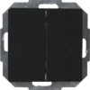 KOPP Paris Inbouw Basiselement Wissel/wisselschakelaar Mat Zwart