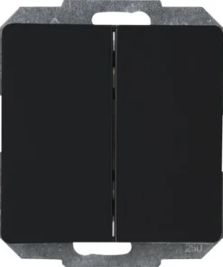 KOPP Paris Inbouw Basiselement Wissel/wisselschakelaar Mat Zwart