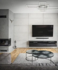 BRILONER LED Plafondlamp 3504-018 Stepdim Warmwit Aluminium-chroom