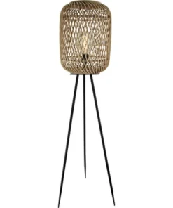 CHERICONI Vloerlamp Diagonaal Rotan