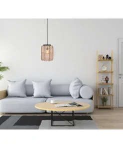 CHERICONI Hanglamp Jute 1-lichts Ø 33 Cm