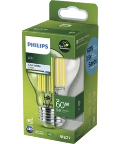PHILIPS LED-lamp E27/4W A60 Neutraalwit Helder