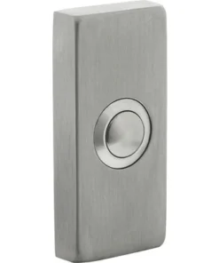 INTERSTEEL Beldrukker Rechthoekig 65x30 Mm RVS