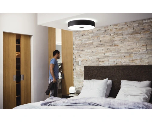 PHILIPS Hue White Ambiance LED Plafondlamp Fair Zwart - Afbeelding 6