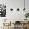 EGLO Hanglamp Oilella 3-lichts Zwart-grijs