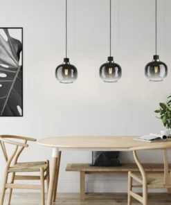 EGLO Hanglamp Oilella 3-lichts Zwart-grijs