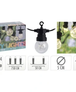 Feestverlichting LED Verlichting 10 Lampjes Warm Wit