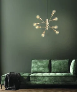 EGLO Hanglamp Gradoli-1 8-lichts Messing