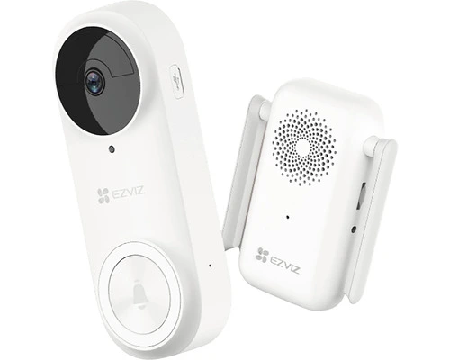 EZVIZ Draadloze Videodeurbel DB2 + Chime Wit