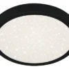 BRILONER LED Plafonniere Runa Met Sterrendecor Ø 30 Cm Zwart