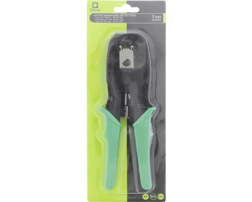 Q-LINK Montagetang RJ9-RJ11-RJ45 Zwart/groen - Afbeelding 3