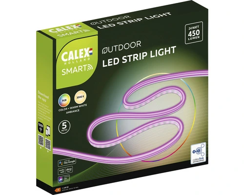 CALEX Smart Outdoor LED-strip RGB+CCT, 5 Meter - Afbeelding 3