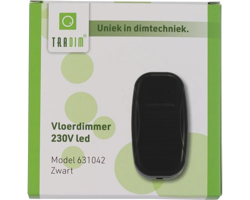 TRADIM LED Vloerdimmer 230V 1-100W Zwart - Afbeelding 2